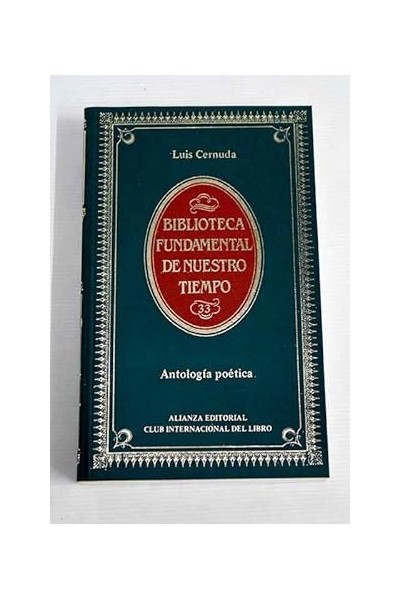Antología poética - Luis Cernuda.